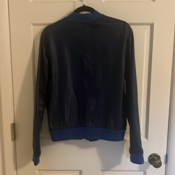 Stunning leather/suede reversible jacket with pockets - genuine leather - Picture 7 of 16